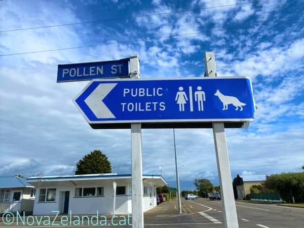 senyals de circulació NZ - lavabos