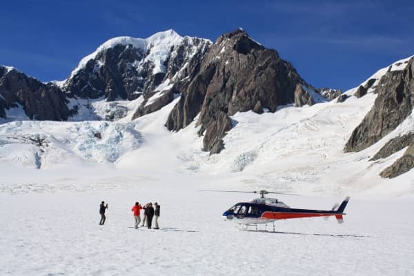 visites les glaceres en helicòpter a Nova Zelanda