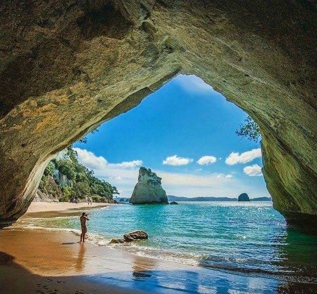 Cathedral Cave - viatges a Nova Zelanda